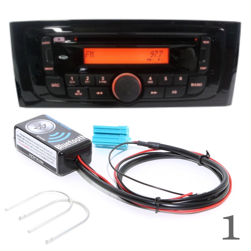 Interface Bluetooth Auxiliar para Radio Original da Fiat Cabo Auxiliar